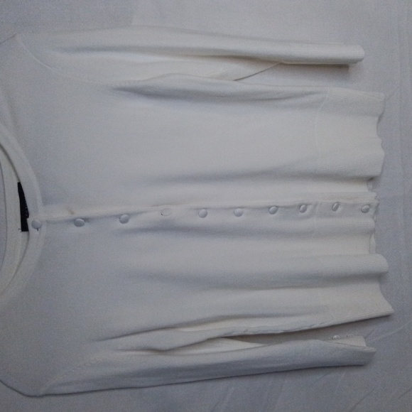 Grace Elements white button front top - Picture 3 of 12